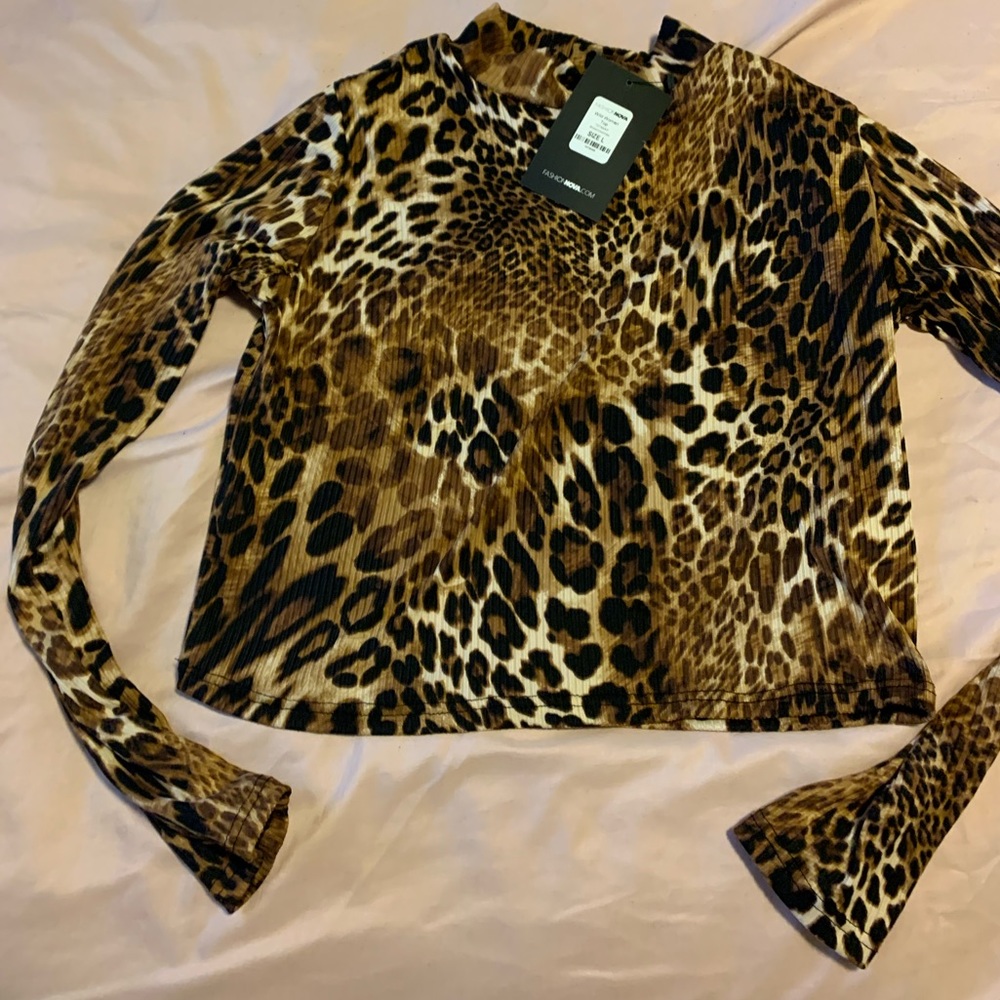 Wild print Crop top